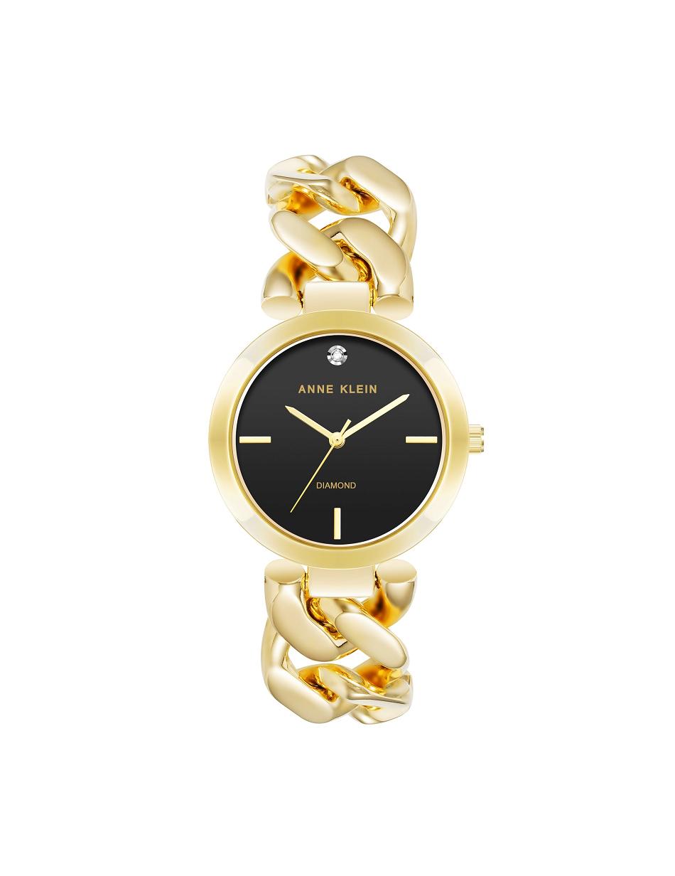 diamant Anne Klein Accented Round Case Bracelet Watch   | SVJ-3688193